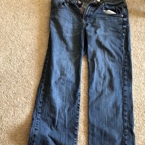 Lee brand blue jeans